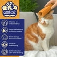 thumbnail image 5 of Groom Genie The Magic Block Pet Hair Removal Brush in Orange, 5 of 7