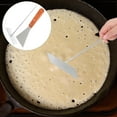 thumbnail image 3 of CIMAXIC Crepe Spreader Batter Spreader Tool Stainless Steel Pancake Shovel 1 Set 9.4x3.1x0.6in, 3 of 8
