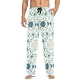 thumbnail image 5 of Indian Print joogoo Men's Pajama Pants Cotton Long Sleepwear Lounge Pants M, 5 of 7
