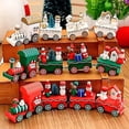 thumbnail image 3 of Mini Wooden Train For Christmas Decoration Gift, 3 of 4