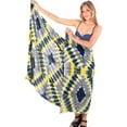 thumbnail image 4 of HAPPY BAY Women's Bikini Beach Wrap Swimwear Swim Cover up Skirt Bathing suit Summer Wraps Beachwear Sarong Coverups Swimsuits for Women One Size Slate, Tie Dye, 4 of 4