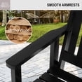 thumbnail image 4 of FURNDOOR Wood Outdoor Patio Dining Chair - Set of 2, Black, 4 of 7