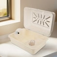thumbnail image 4 of NUOLUX Jaula Portátil Beige Para Hámsteres Con Áreas Multifuncionales Para Comer Y Descansar, 4 of 7