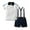 White 001, variant on YTDSCS Baby Boys Clothes Sets 2PCS Short Sleeve Solid Colour T-Shirt Tops + Shorts with Suspender Straps Summer Outfits for Kids 3 Months-6 Years