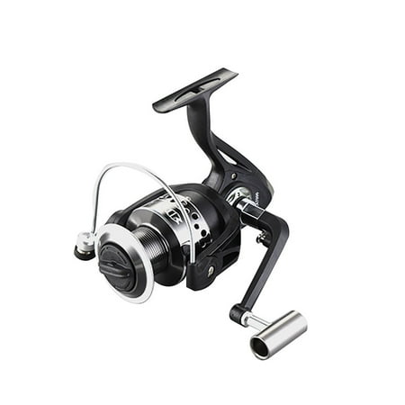 Lure Spinning Reel 5.2:1 Gear Ratio Hollow-out Front Drag Left Right Handle Interchangeable Fishing Reel