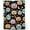 Pumpkin53, variant on 60×50 in Skull & Colorful Floral Halloween Blanket | Soft Warm Fuzzy Lightweight Flannel Throw Blanket for Couch, Bed, Decor, Travel & Outdoor Use, Cozy Blankets for Adults Women Men