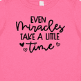 thumbnail image 4 of Inktastic Baby Even Miracles Take a Little Time Boys or Girls Baby T-Shirt, 4 of 5