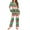 Christmas, variant on SCRAWLGOD Flower Button Pajamas for Women Long Sleeve Pj Woman Sleepwear Set of 2 Size XS V Neck Womens Pjs with Pockets Elastic Women Lounge Travel Set