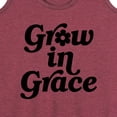 thumbnail image 3 of Instant Message - Grow In Grace - Women's Racerback Tank Top, 3 of 6