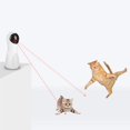 thumbnail image 3 of Juguete láser interactivo para gatos con rotación automática, blanco, 3 of 5