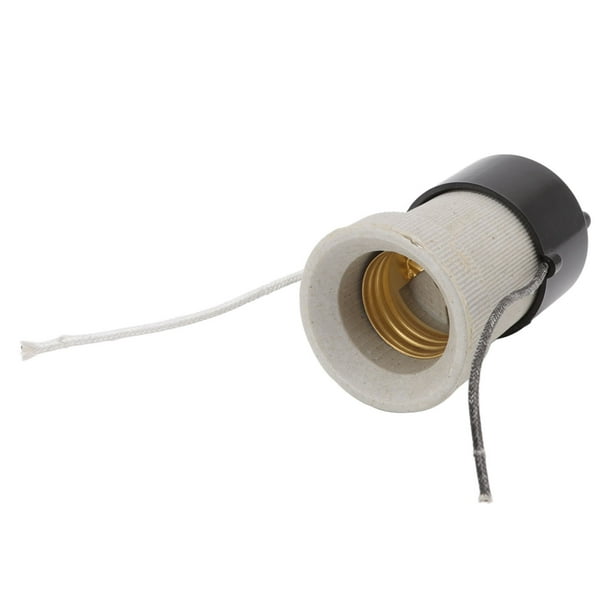 Ceramic Light Socket, Temp Porcelain Lamp Holder Waterproof Oxidation