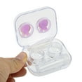 thumbnail image 4 of Unique Bargains 1 Set Contact Lens Case Integrated Rabbit Lens Storage Case Purple, 4 of 5