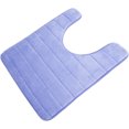 thumbnail image 5 of Dodoing Blue Flannel Bath Rug, 20" x 24", Non-Slip, 5 of 5