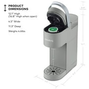 Keurig K-Mini Single Serve Coffee Maker, Studio Gray