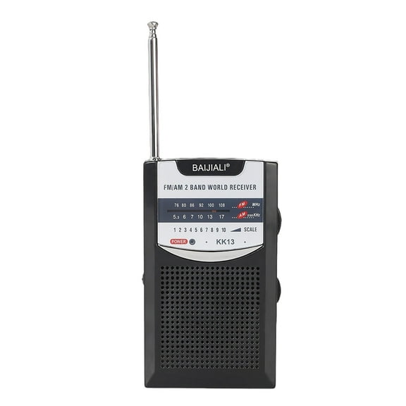 RKZDSR Retro Portable Mini Radio - Vintage Style AM/FM Two-Band Radio with Built-in Speaker