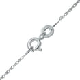 thumbnail image 4 of SZUL Women's Jewelry Gift for Your Valentine - 1/4 Carat TW Past Present Future Three Stone Lab Grown Diamond Necklace in .925 Sterling Silver (Diamond Color F-G, Clarity VS1-VS2), 4 of 8