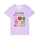 thumbnail image 2 of Fiudx Camiseta para Niños, Suave Mezcla de Poliéster y Elastano, Cuello Redondo, Manga Corta, Cómoda, Uso Diario Informal, Niño/Niña, Estilo Lavado a Mano., 2 of 6