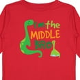 thumbnail image 4 of Inktastic Middle Brother Boy Dinosaur Announcement Boys Long Sleeve Toddler T-Shirt, 4 of 5