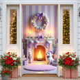 thumbnail image 3 of Colorful Theme Happy Holidays Banner Decorative Design Christmas Decoration Holiday Decor Party Backdrop for Christmas Celebration Indoor Decoration Winter Party, 3 of 9