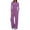 Purple, variant on WCJM Pajama Set for Women Two Piece Sets for Women Wide Leg Pants Long Sleeve Crop Tops Matching Sets Travel Outfits