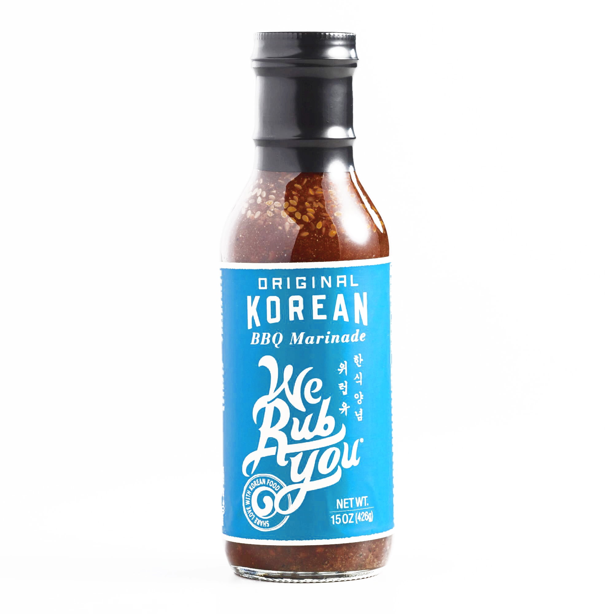 We Rub You Original Korean BBQ Marinade 15 oz each (5 Items Per Order