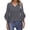 Gray, variant on Bell Sleeve Tops for Women, V Neck Tops for Women, Blouses for Women Dressy Casual, 3/4 Sleeve Tops for Women, Flowy Tops for Women, Purple L