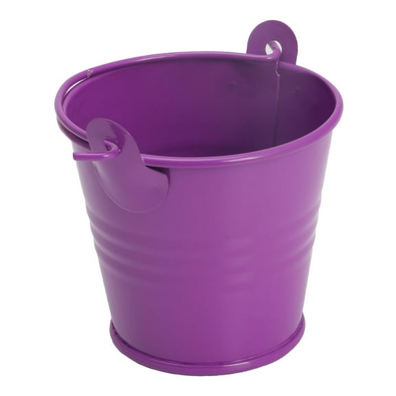 UNTERING Flower Pots Flower with Handle Metal Planter Hanging Bucket for Home Outdoor Garden Yard Fence Hanging