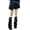 D, variant on Women's Star Print Knitted Reversible Leg Warmer Y2K Socks Fashion Knit Leg Warmers Long Leg Socks Cute