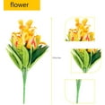thumbnail image 2 of Blue Flowers Fake Tulips Artificial Flowers, 13 Inch Real Touch PU Flowers for Decoration, 10 Pcs Tulip Flowers Bouquet for Vase, Mother's Day Easter Valentines Gifts, 2 of 5