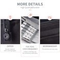 thumbnail image 4 of Estuche para lápices de gran capacidad Estuche para lápices de mano Bolso para bolígrafos Cosmético Regalo portátil para oficina Escuela Adolescente Niña Niño Hombres Mujeres Adulto (negro) Feliz Sencillez, 4 of 5