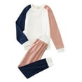 thumbnail image 1 of Gibobby Conjunto 2 uds. térmico bebé Conjunto de ropa interior de manga larga para niños y niñas pequeñas, pantalones(Marina, 12-13 Años), 1 of 5