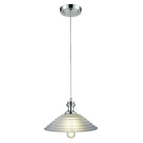 Springdale 13.5"W Pyramid Crystal Mini Pendant