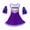 Purple, variant on LOLANTA Girls Cheerleader Costumes Dresses Cheerleading Outfit Cheer Uniform Pom Poms