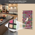 thumbnail image 5 of Yayeee Blank Wall Plate Cover 1-Gang 4.5"x2.7" Home Unused Decorative Outlet, Colorful Block Pattern, 5 of 7