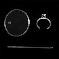 thumbnail image 5 of 30cm doll transparent plexiglass bracket plastic standing display stand card waist bracket doll bracket, 5 of 5
