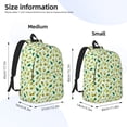 thumbnail image 3 of Naloa Cartoon Fruit Canvas Backpack for Men Women Rucksack Casual Travel Daypack College Tote Satchel Bookbag for Teens-Medium, 3 of 7
