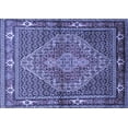 thumbnail image 1 of Ahgly Company Indoor Rectangle Persian Blue Traditional Area Rugs, 5' x 7', 1 of 4