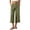 Green, variant on Luvrsol Capris for Women High Rise Wide Leg Capri Pants Loose Straight Leg Summer Casual S-2XL
