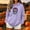 Purple, variant on Molidfa Womens Rose Skull Hoodie Graphic Oversized Halloween Pullover Sweatshirt