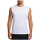 thumbnail image 2 of Camiseta de tirantes de cuello redondo para hombre, color liso, informal, holgada, deportiva, transpirable, de seda helada, corta, de poliéster., 2 of 5