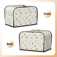 thumbnail image 3 of Kdxio Chicken Print Toaster Cover Bread Machine Cover Fits for Most Standard 2 Slice Toasters,Keep Toaster Free From Dust And Fingerprint Oven Dustproof Cover, 3 of 7