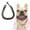 B, variant on Fashion Dog Cuban Chain Necklace, Lightweight Metal Pet Collar for French Bulldog & Small Dogs