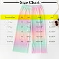 thumbnail image 3 of Delliss Summer Girls Wide Leg Pants Loose Trousers Elastic Waist Casual Printing Long Pants, 3 of 8