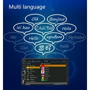 ESSGOO Wireless 7 Car Stereo Apple Carplay & Android Auto, 5.0 Bluetooth Car Radio Receiver, Mirror Link,Supported Rear Camera FM Radio Type-C/USB Fast Charging
