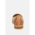 thumbnail image 5 of HOLDA Horsebit Embellished Loafers With Stitch Detail in Tan, 5 of 8