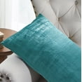 thumbnail image 3 of Home Soft Things Textured Velvet Pillow Covers (Set of 2), - North Sea - 14" x 26", 3 of 5