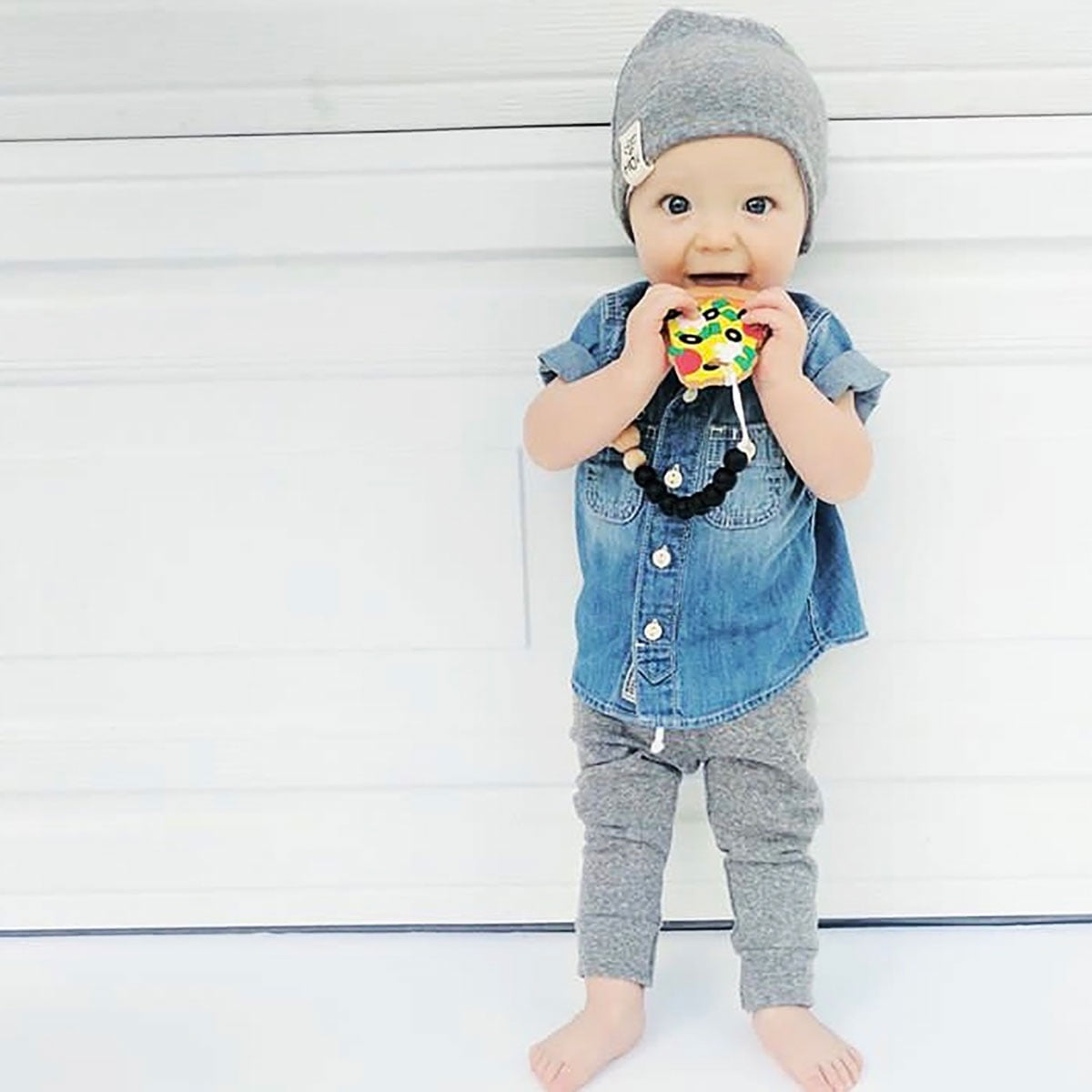 pizza baby teether