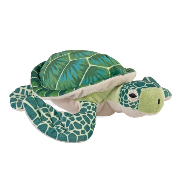 Wild Republic Cuddlekins Eco Mini Green Sea Turtle, Stuffed Animal, 8 Inches, Plush Toy, Fill is Spun Recycled Water Bottles, Eco Friendly