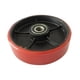 thumbnail image 4 of Ruedas para carretilla elevadora, accesorios manuales para camiones de 180mm de diámetro para carros industriales Rojo y negro, 4 of 8