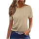 thumbnail image 1 of Camiseta de Manga Corta de Verano para Mujeres Delgada Moda Casual Impresa No Estructurada Cuello Redondo Mujer Manga Corta Tops Casual, 1 of 4